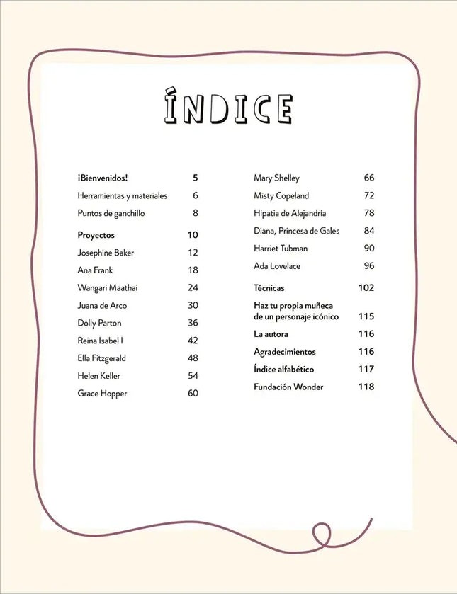 Libro: Más mujeres icónicas tejidas a ganchillo - Interior 1