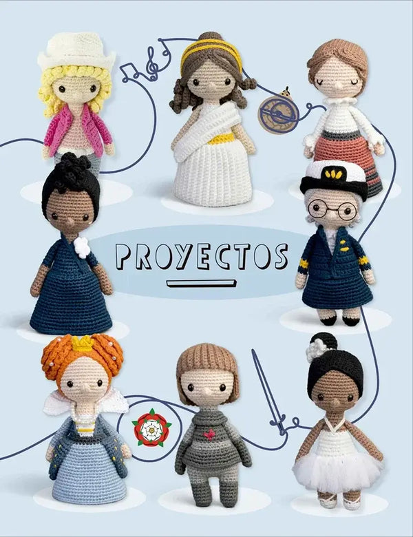 Libro: Más mujeres icónicas tejidas a ganchillo - Interior 4