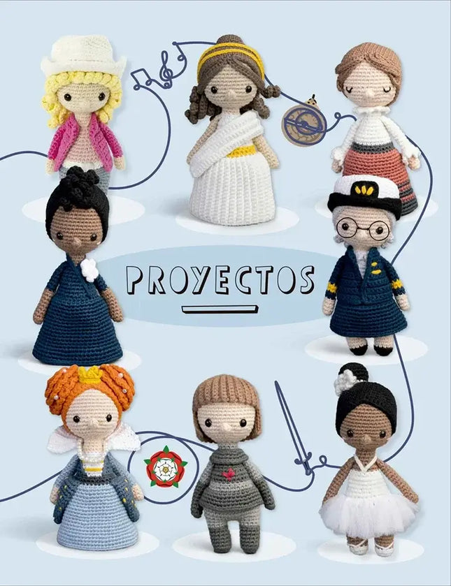 Libro: Más mujeres icónicas tejidas a ganchillo - Interior 4