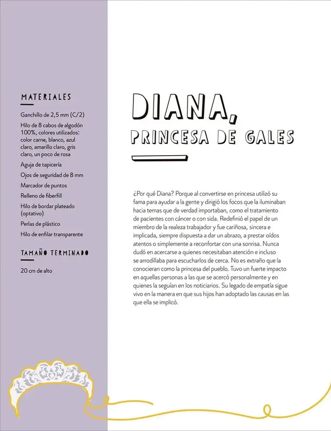 Libro: Más mujeres icónicas tejidas a ganchillo - Interior 7