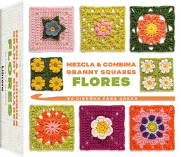Mezcla & combina Granny squares. Flores - Caja