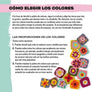 Mezcla & combina Granny squares. Flores - Cómo elegir los colores