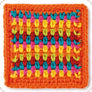 Mezcla y combina Granny squares. Puntos - Diseño 1