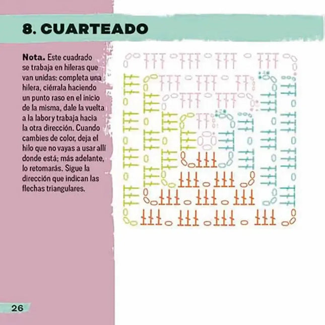 Libro: Mezcla y combina Granny Squares -  manual Interior 1