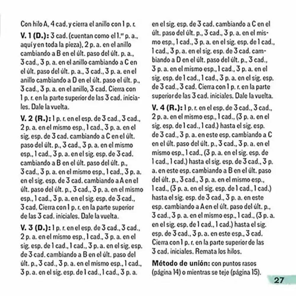 Libro: Mezcla y combina Granny Squares -  manual Interior 2
