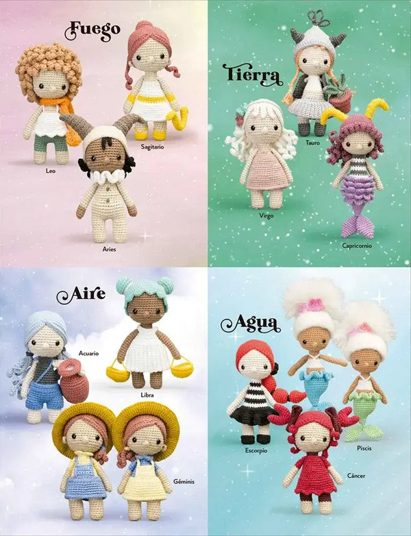 Libro: Muñecas del Zodiaco tejidas a ganchillo - Interior 4