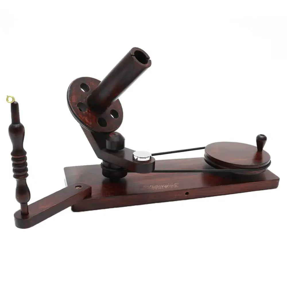 Ovilladora madera haya oscura con base - Scheepjes 62264-1b