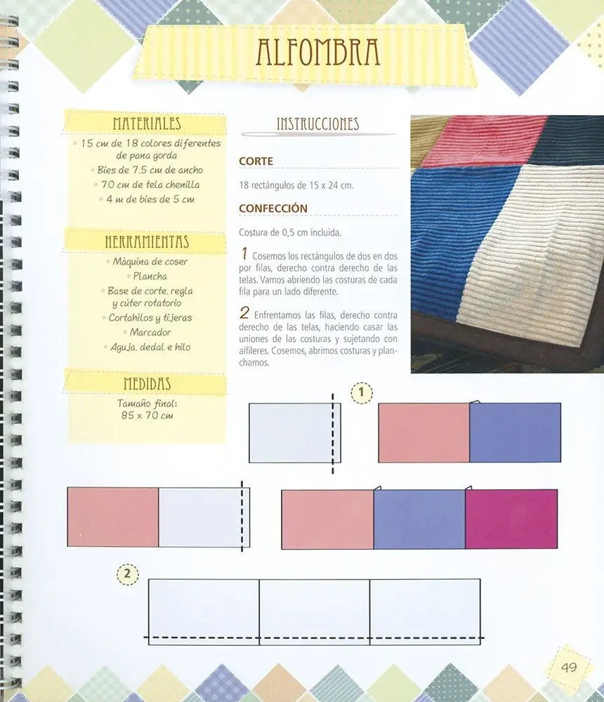Patchwork. Técnicas y proyectos - Alfombra