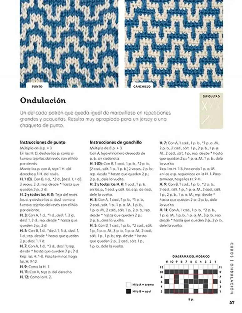 Libro: Patrones en mosaico de punto y ganchillo - Interior 4