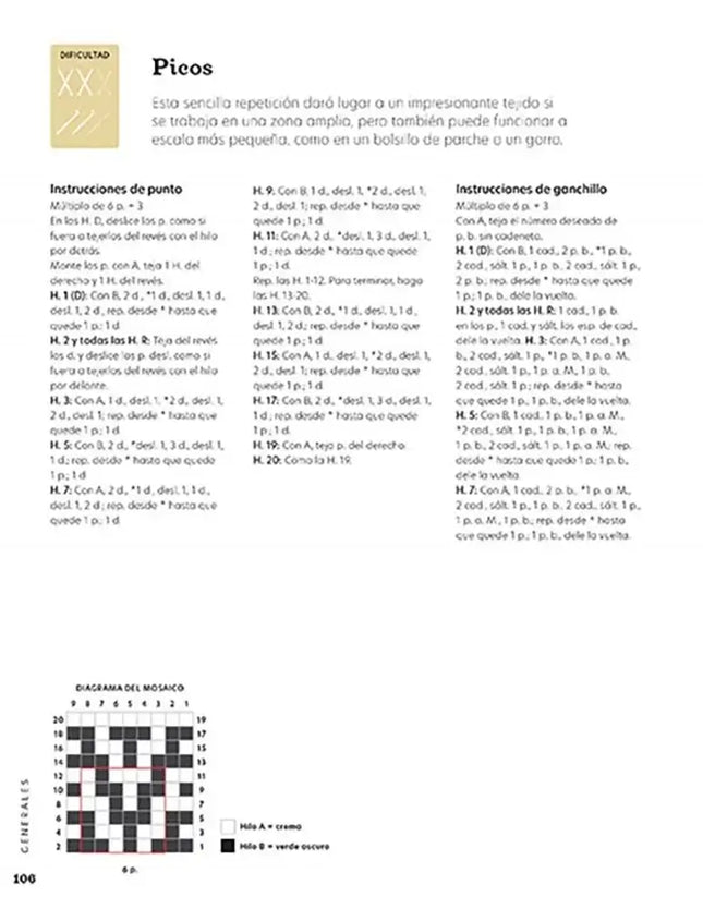 Libro: Patrones en mosaico de punto y ganchillo - Interior 5
