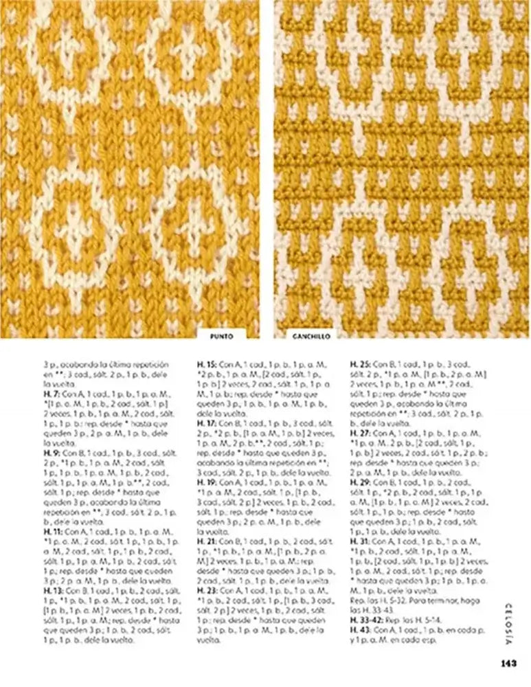 Libro: Patrones en mosaico de punto y ganchillo - Interior 8