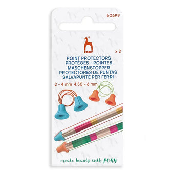 Protectores para Agujas de doble punta Pony - 2 juegos