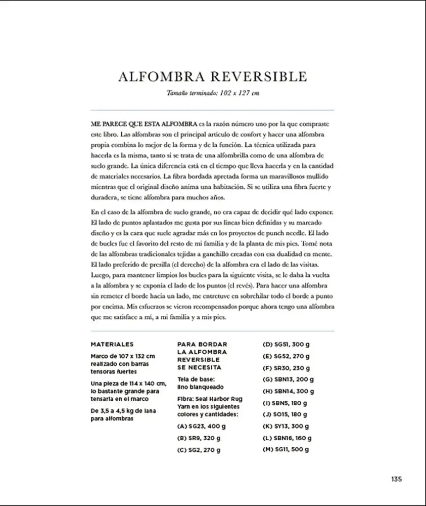 Libro: Punch needle con diseños modernos - Interior 6