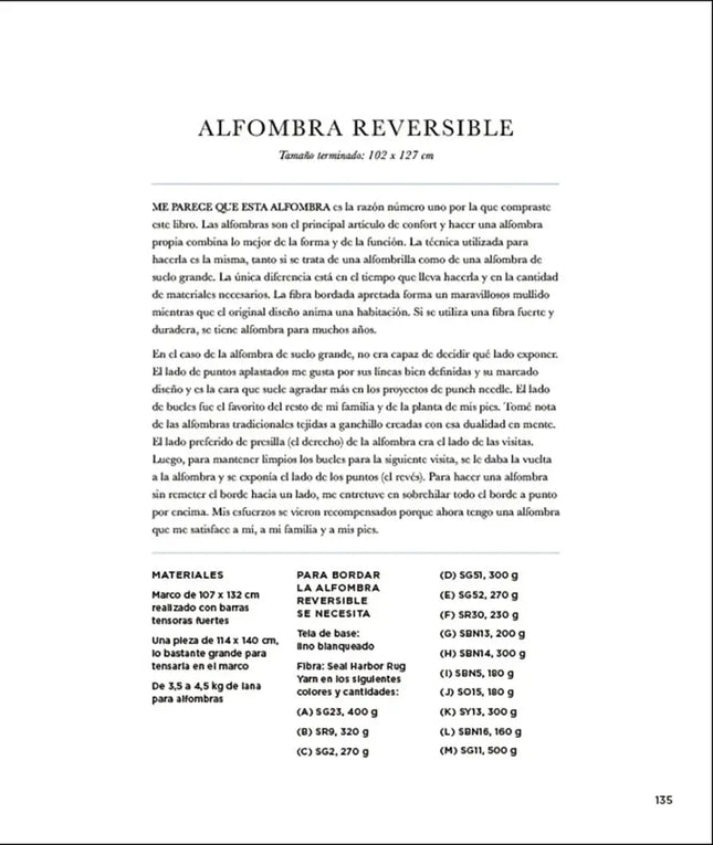 Libro: Punch needle con diseños modernos - Interior 6