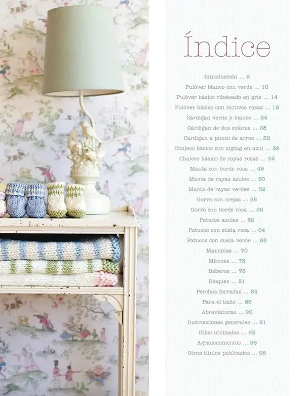 Libro: Punto para bebés. 20 proyectos fáciles y rápidos - Interior 2