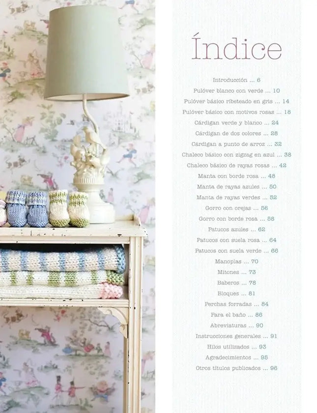 Libro: Punto para bebés. 20 proyectos fáciles y rápidos - Interior 2