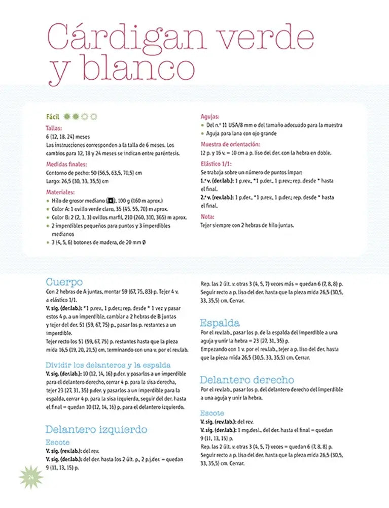 Libro: Punto para bebés. 20 proyectos fáciles y rápidos - Interior 3