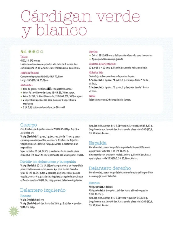 Libro: Punto para bebés. 20 proyectos fáciles y rápidos - Interior 3