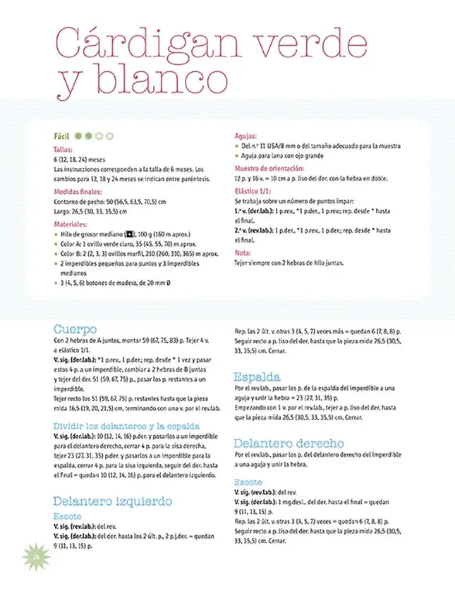 Libro: Punto para bebés. 20 proyectos fáciles y rápidos - Interior 3