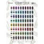 SCHEEPJES - Scrumptious colour pack - caja con 80 colores - Imagen con todos los ovillos para ver los colores disponibles