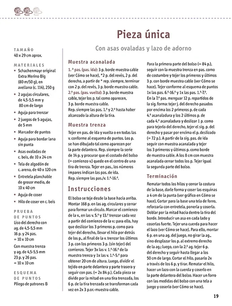 Libro: Serie bolsos nº 9. Bolsos de punto para cualquier ocasión - Interior 3