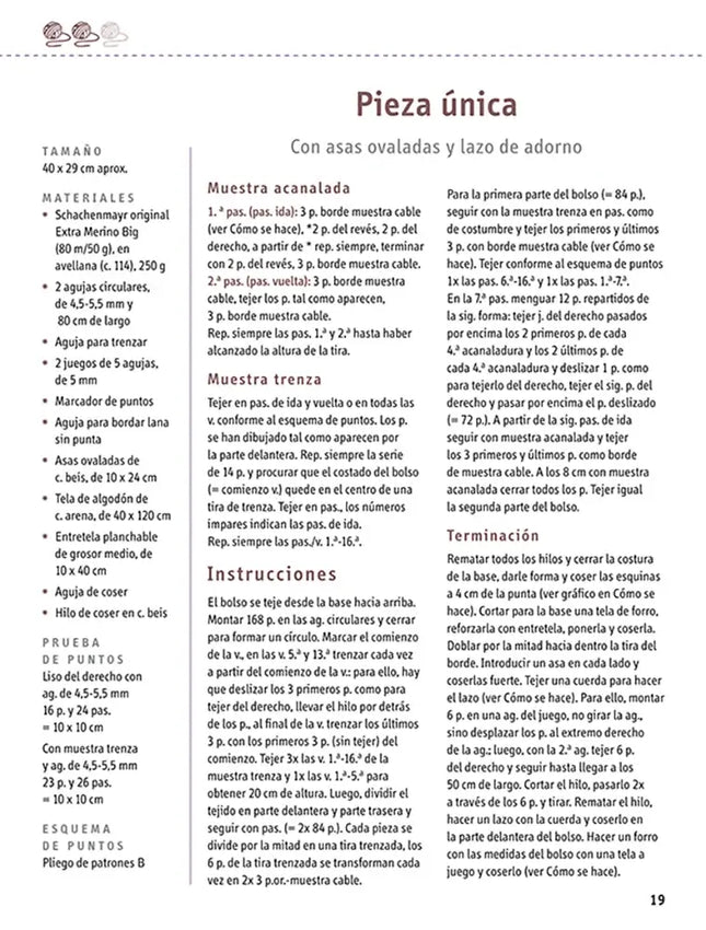 Libro: Serie bolsos nº 9. Bolsos de punto para cualquier ocasión - Interior 3