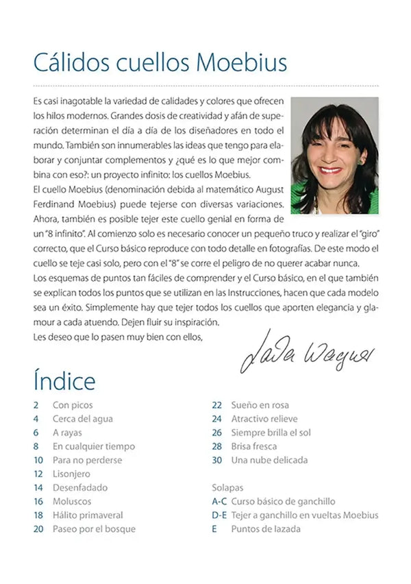 Libro: Serie ganchillo nº 8. Cuellos moebius de ganchillo - Interior 1