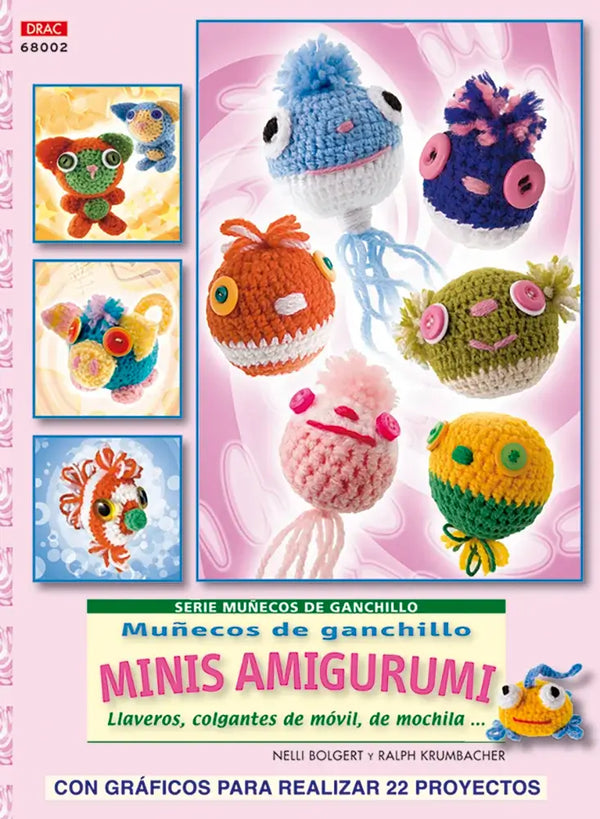 Libro: serie muñecos de ganchillo nº 2. Muñecos de ganchillo minis amigurumis - Portada