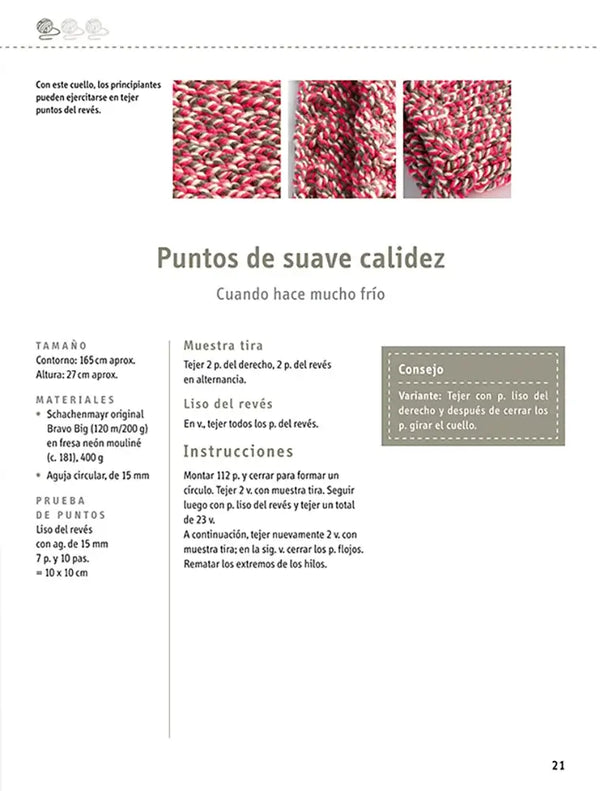 Libro: Serie punto nº 13. Cuellos de punto para cualquier época del año - Interior 3