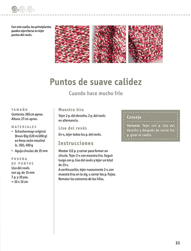 Libro: Serie punto nº 13. Cuellos de punto para cualquier época del año - Interior 3