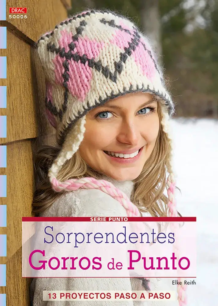 Libro: Serie punto nº 6. Sorprendentes gorros de punto - Portada
