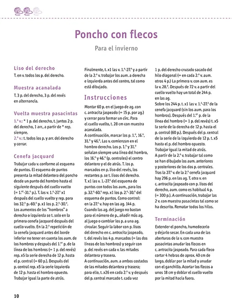 Libro: Serie punto nº 8. Complementos tejidos a punto jacquard - Interior 2