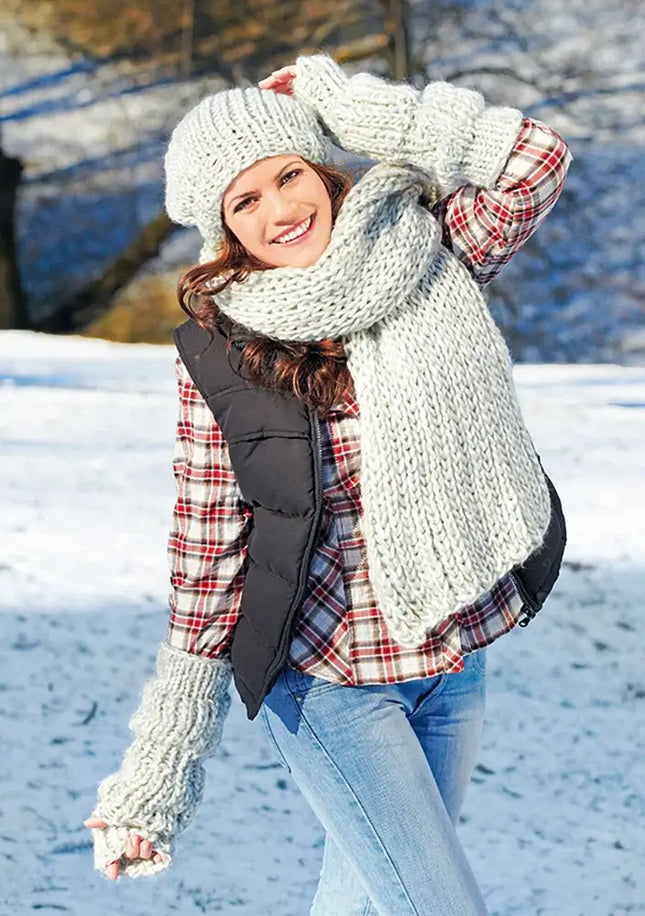 Libro: Serie punto nº 9. Complementos de punto tejidos con megapuntos - Interior 1