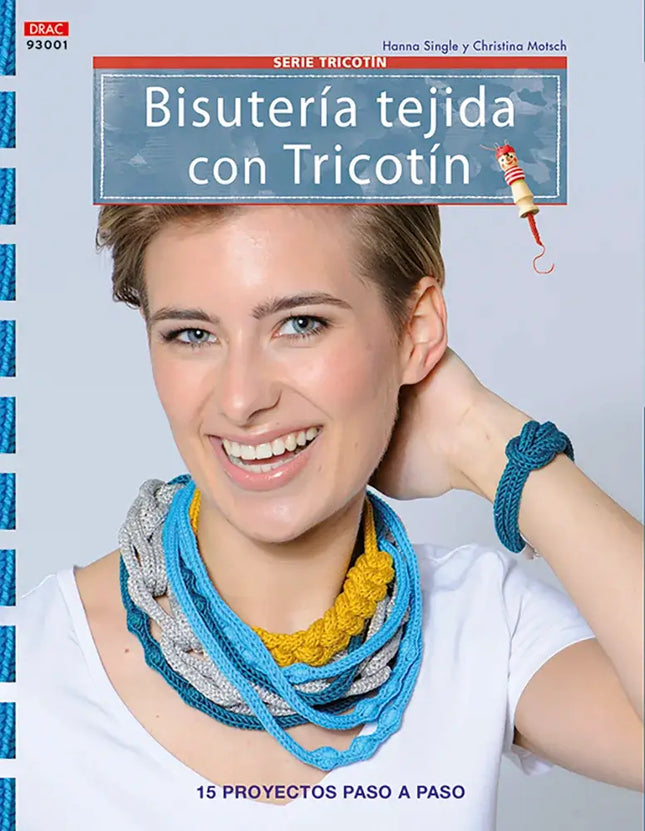 Libro: Serie tricotín nº1. Bisutería tejida con tricotín - Portada
