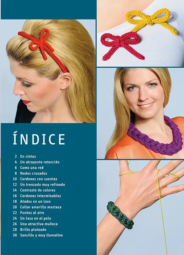 Libro: Serie tricotín nº1. Bisutería tejida con tricotín - Interior 1