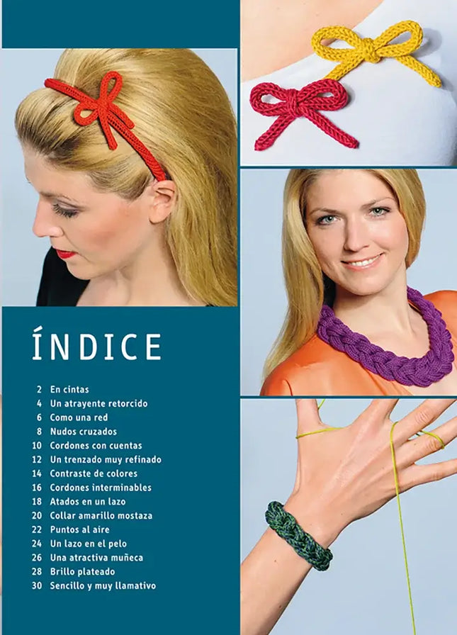 Libro: Serie tricotín nº1. Bisutería tejida con tricotín - Interior 1