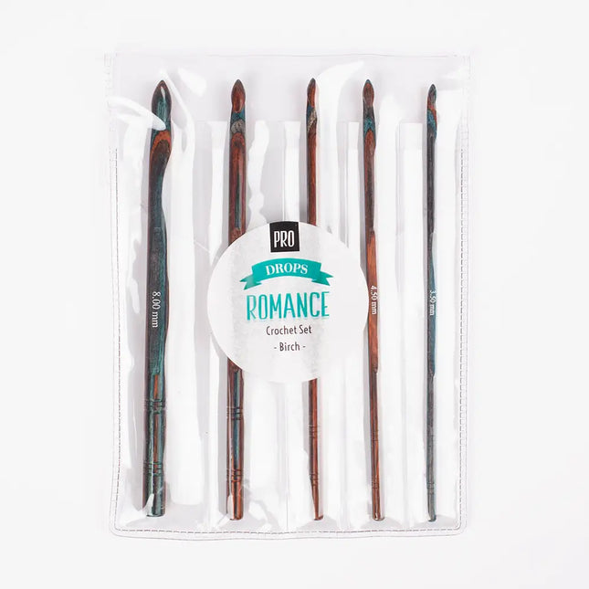 Set de Ganchillos DROPS Pro Romance