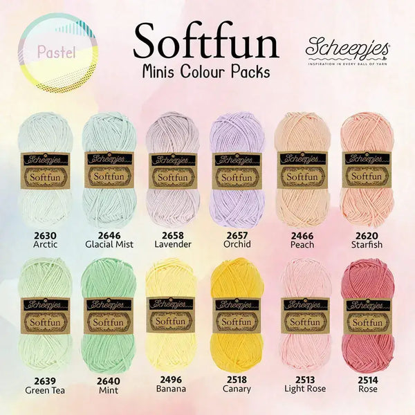 Scheepjes Softfun Minis Colour Pack - Pastel