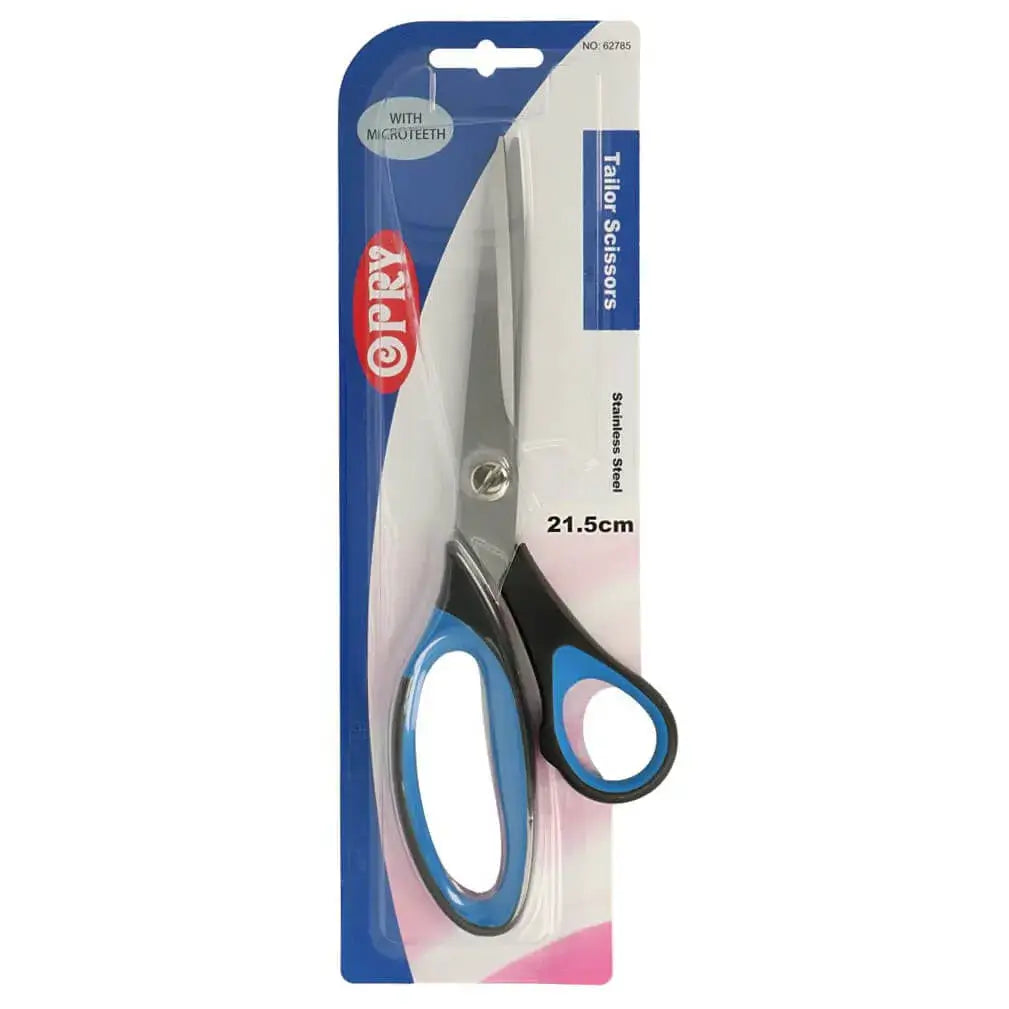 Tijeras de sastre con microdientes 21.5cm agarre suave - Opry