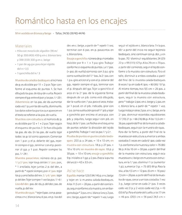 Libro: Vestidos de punto. 22 proyectos con diseños de última moda - Interior 2