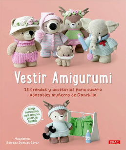 Libro: Vestir Amigurumi  de Madelenón - Portada