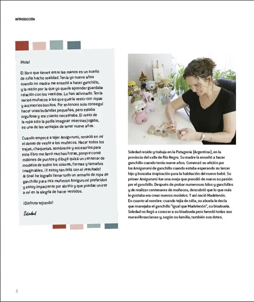 Libro: Vestir Amigurumi  de Madelenón - Interior 1